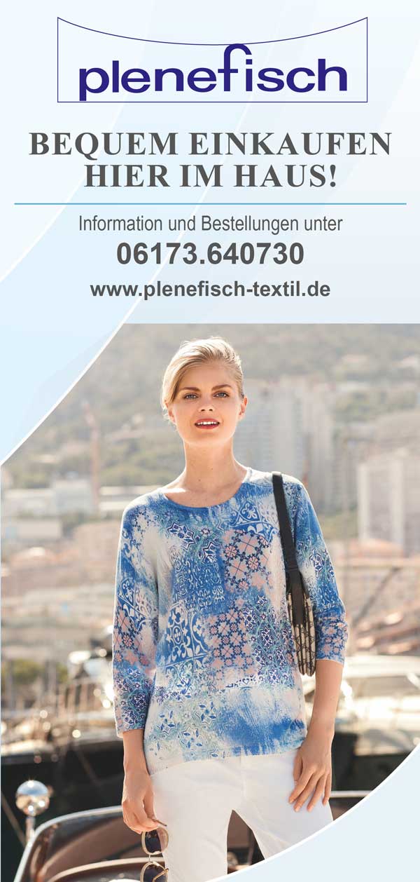 Unser Flyer für Senioren- und Pflegeheime - Robert Plenefisch GmbH - Groß- und Einzelhandel für Textilien